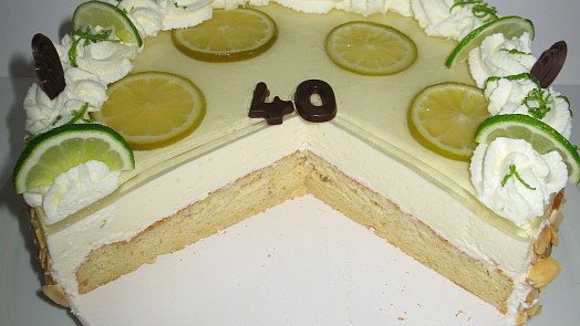 Limetový dort