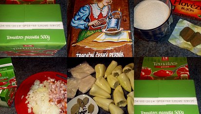 Rajská omáčka s plněnými paprikami, super dobrá a levná, Opravdu velmi jednoduché a velmi levné