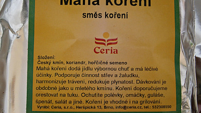 Smažený květák v Hrašce s Mahá kořením, Mahá koření
