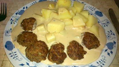 Švédské kuličky z dovolené, švédské kuličky