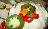 Vaječná pomazánka s chilli papričkama ( aneb  pálí, pálí, pálí )