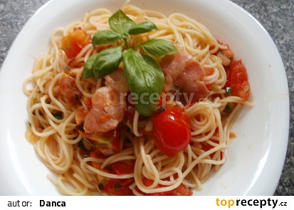 Voňavé "čtvrthodinkové" špagety