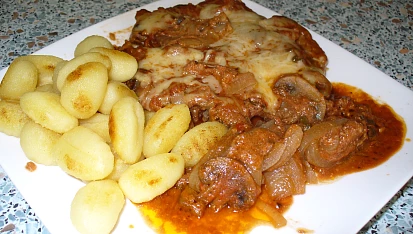 Zapečené rajské kotlety