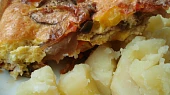 Zapečený lilek se sýrem, rajčaty a provensálským kořením, Zapečený lilek se sýrem, rajčaty a provensálským kořením