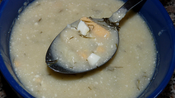 Blesková koprová polévka