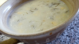 Blesková koprová polévka
