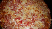 Blesková pizza z jogurtu (kefíru) (upečeno...)