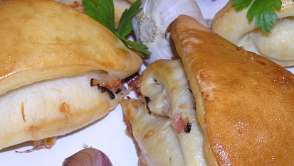 Česnekové buchty