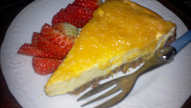 Cheesecake s pomerančovým želé