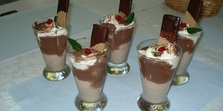 Čokoládový pohár s mascarpone (Papání)