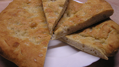 Focaccia podle Emanuele Ridi (Italský chléb)