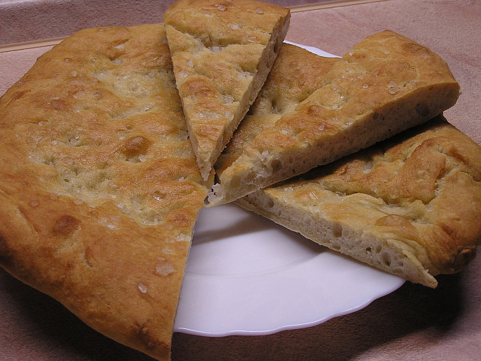 Focaccia podle Emanuele Ridi (Italský chléb)