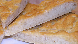 Focaccia podle Emanuele Ridi (Italský chléb)