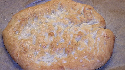 Focaccia podle Emanuele Ridi (Italský chléb)
