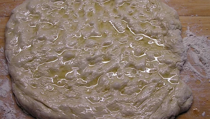 Focaccia podle Emanuele Ridi (Italský chléb)