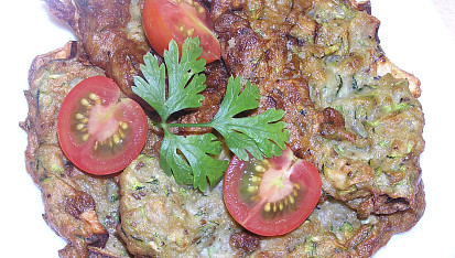 Houbovo - cuketové placky