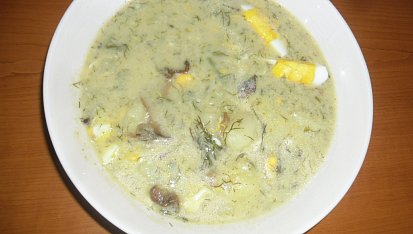 Polévka koprová - kulajda, kulajda