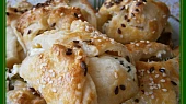 Domácí listové těsto + slané šátečky, Listové těsto+slané šátečky