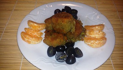 Masové krokety se zeleným čajem