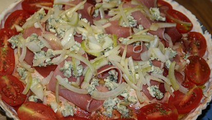 Pizza koláč, druhé patro finální