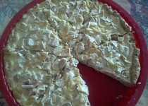 Rebarborový koláč s mandlemi