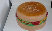 Sladký hamburger - dort