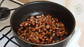 Šťouchané brambory s mangoldem a slaninou