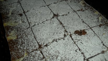 Tvarohový mřížkový koláč