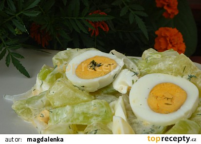 Tykvový salát s vejci