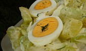 Tykvový salát s vejci