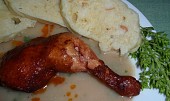 Uzené kuře s omáčkou z čerstvé majoránky
