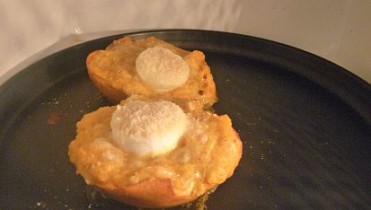Zapečené mango, v mikrovlnce