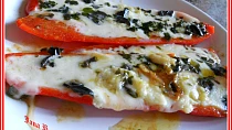 Zapečené papriky s Mozzarellou