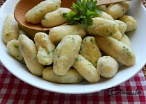 Bramborové noky s petrželí Bramborové noky s petrželí
