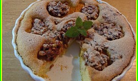 Brusinkovo-ořechová jablíčka v piškotu