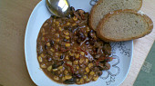 Chilli con Carne z drůbežích jater