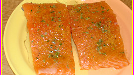 Citronový lososový steak