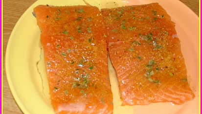 Citronový lososový steak