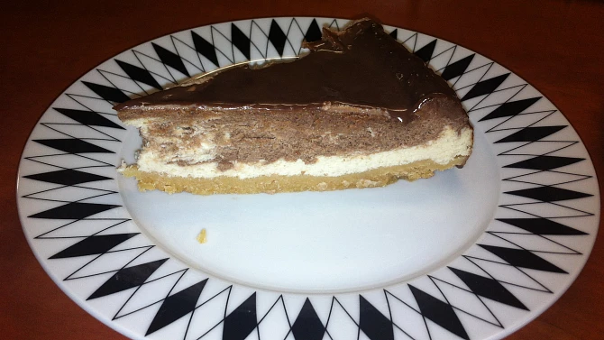 Čokoládový cheescake, dobrou chuť...