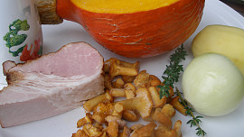 Dýňová polévka s liškami