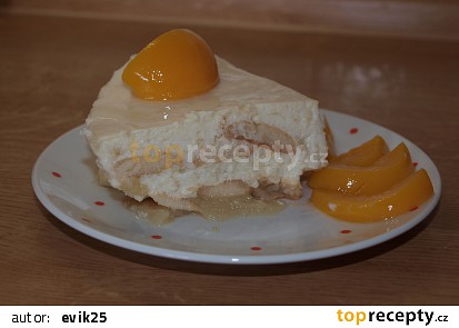 Jablkový dort s  tvarohem - nepečený