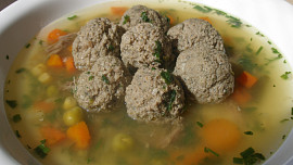 Játrovo - hraškové knedlíčky do polévky