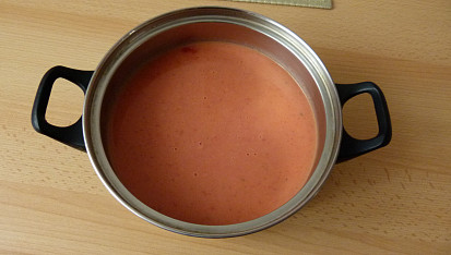 Krémová polévka z červené řepy