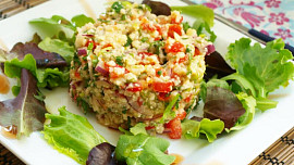 Kuskusový salát - tabbouleh