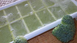 Kostky s brokolicí do naší kuchyně  / s kořením  nebo s bylinkami /