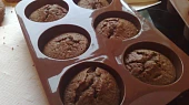 Nejčokoládovější muffinky, upečené muffiny