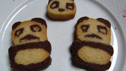 Panda cookies