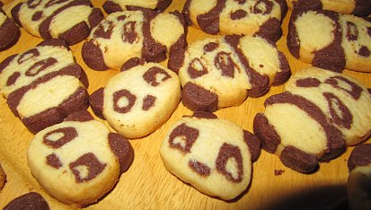 Panda cookies
