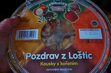 originální balení Loštických tvarůžků...