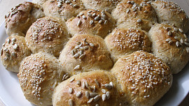 Podzimní "kuličkový" chléb